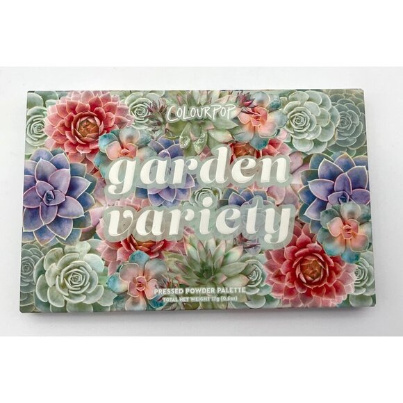 ColourPop Garden Variety 15 Vibrant Color Pressed Powder Eyeshadow Palette NIB - Picture 4 of 5